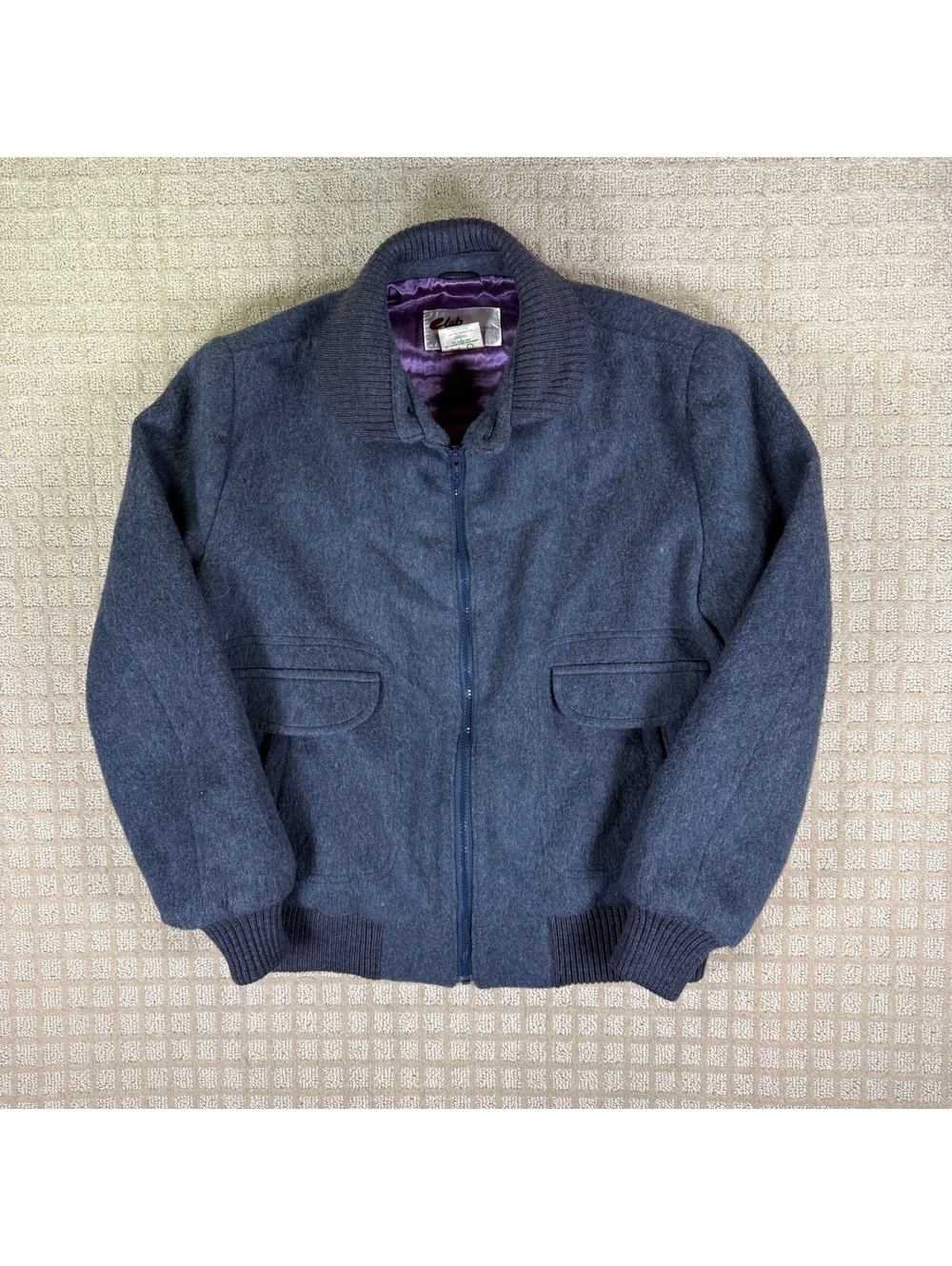 Club International Wool Bomber Jacket L